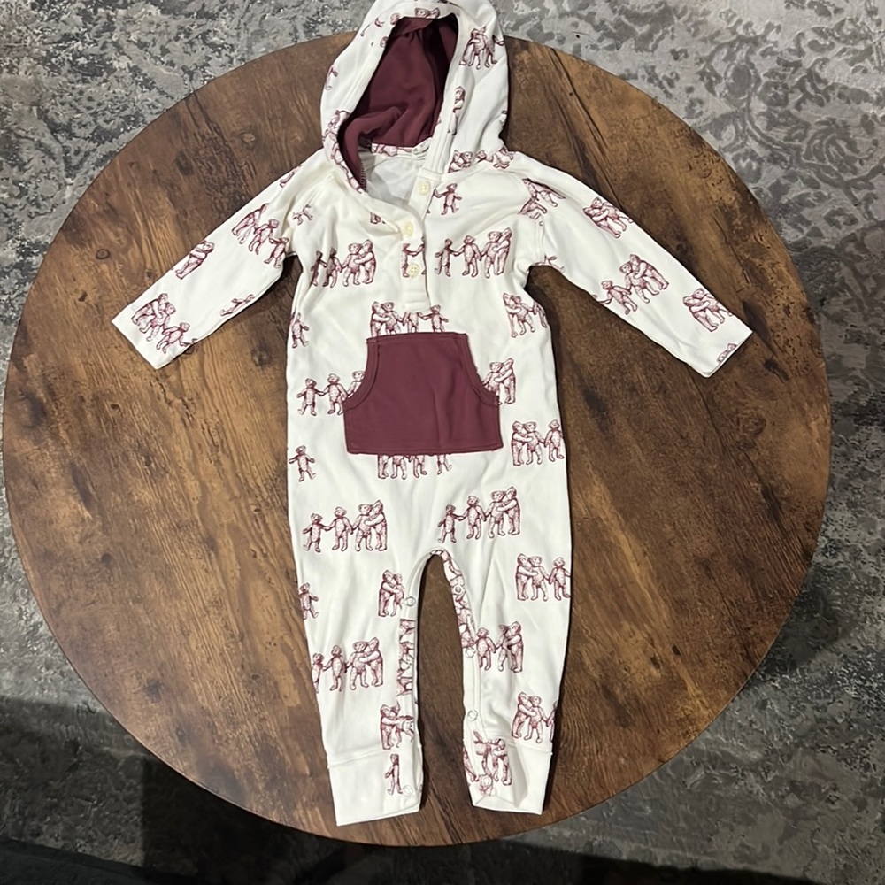 Hooded Kate Quinn jumpsuit